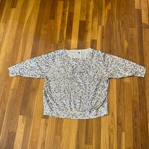 NWT J Crew Women’s Tan Sequins Long Sleeve Top Size M
